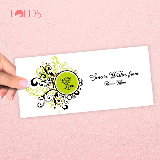 Botanical Circle Envelope