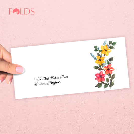 Serene Blooms Envelope