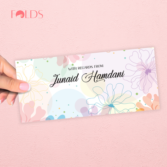 Pastel Sketch Envelope