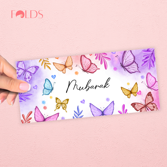 Velvet Butterfly Envelope