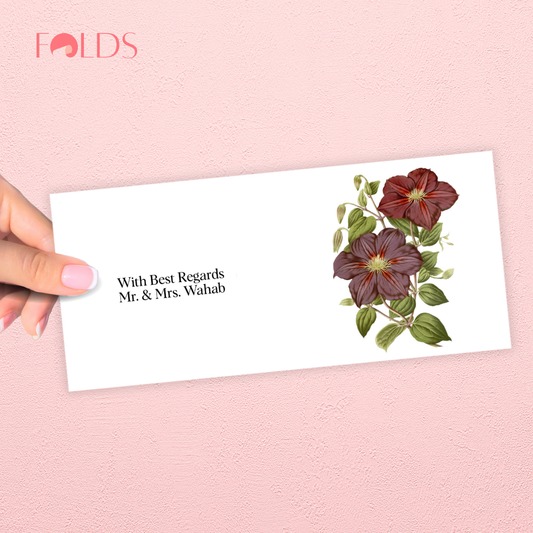 Petal Fringe Envelope