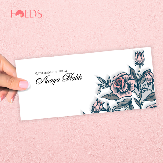 Rose Shadow Envelope