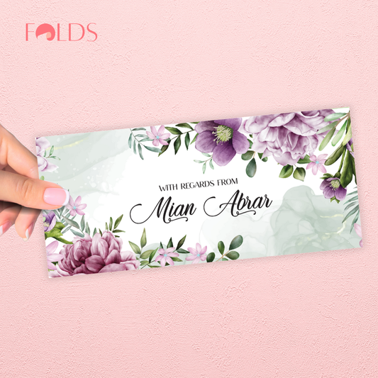 Plum Petals Envelope