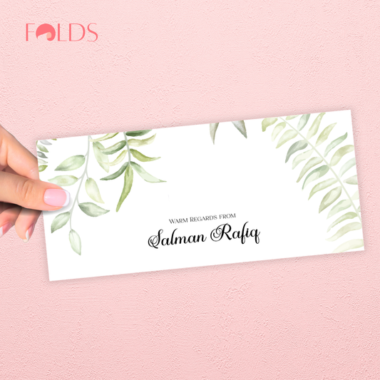 Lush Leaf Envelope