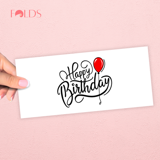 Happy Birthday Envelope