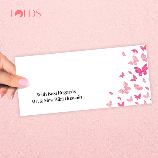 Pink Flutter Envelope
