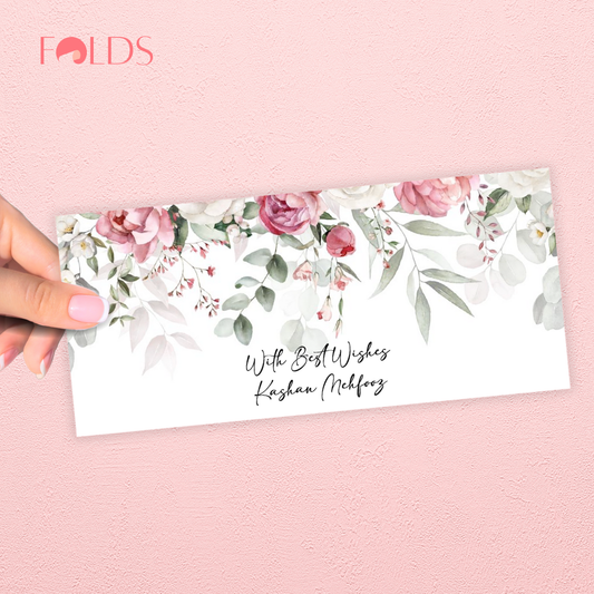 Blush Garland Envelope