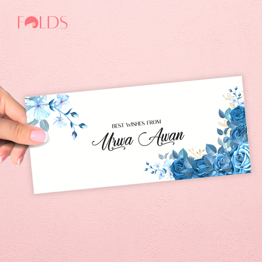 Sapphire Rose Envelope