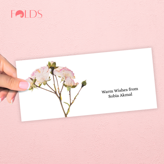 Rose Bud Envelope