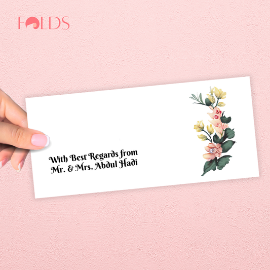 Floral Wreath Envelope