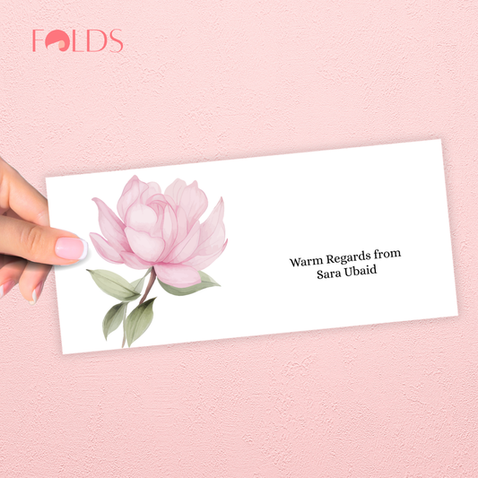 Pastel Petal Envelope