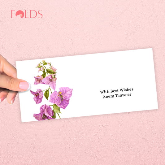 Magenta Vine Envelope