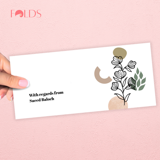 Modern Botanica Envelope