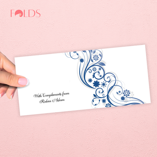 Sapphire Swirl Envelope