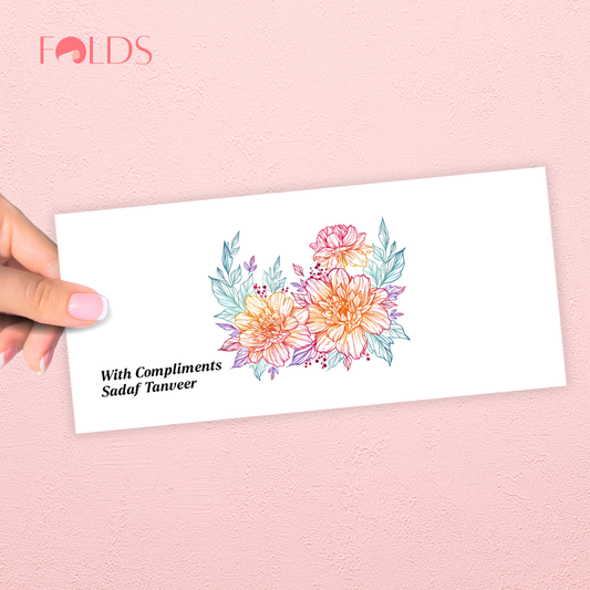 Graphic Petals Envelope