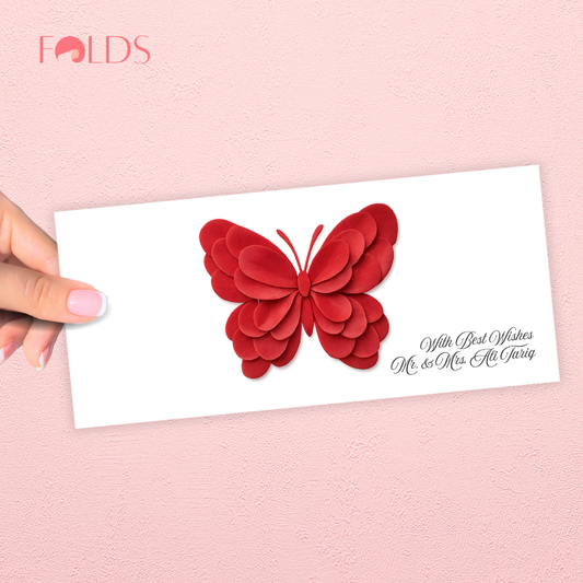 Ruby Monarch Envelope