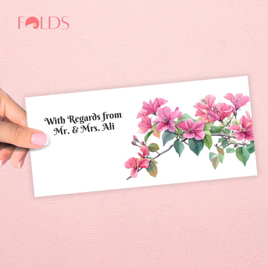Pink Petals Envelope