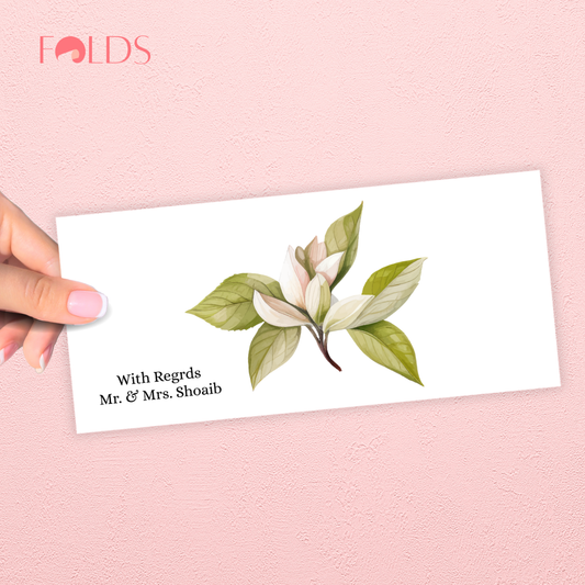 White Petal Envelope