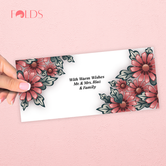 Retro Bloom Envelope