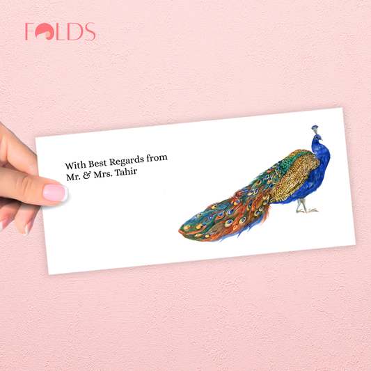 Peacock Jewel Envelope