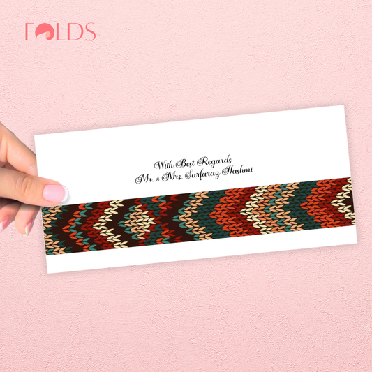 Knitted Band Envelope